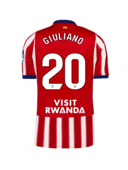 Moški Nogometna dresi replika Atletico Madrid Giuliano Simeone #20 Domači 2026-27 Kratek rokav Moški Nogometna dresi replika Atletico Madrid Giuliano Simeone #20 Domači 2026-27 Kratek rokav